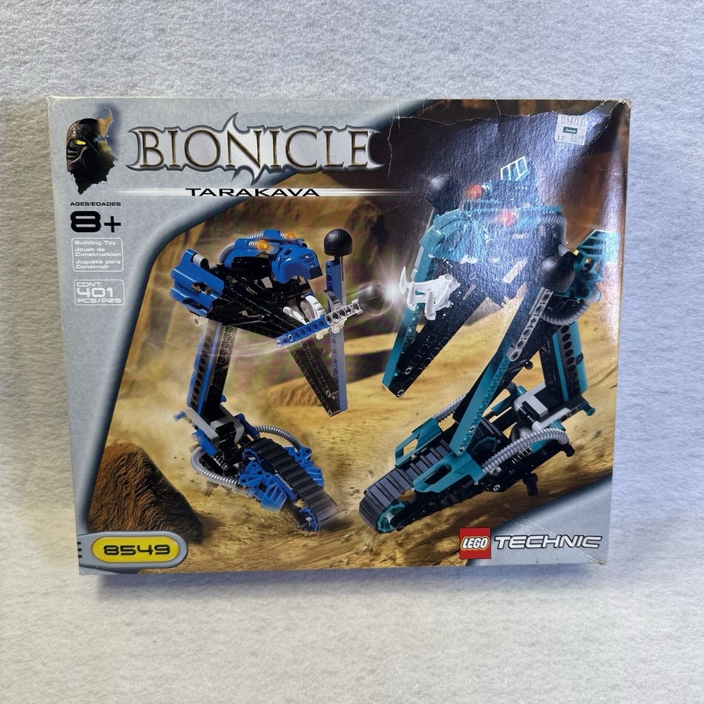 LEGO Bionicle 8549 Tarakava 2001 Technic NEW Sealed Retired Vintage Box Wear